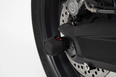 SW-Motech Rear Axle Slider Set Black BMW G310R /G310GS, Honda X-ADV