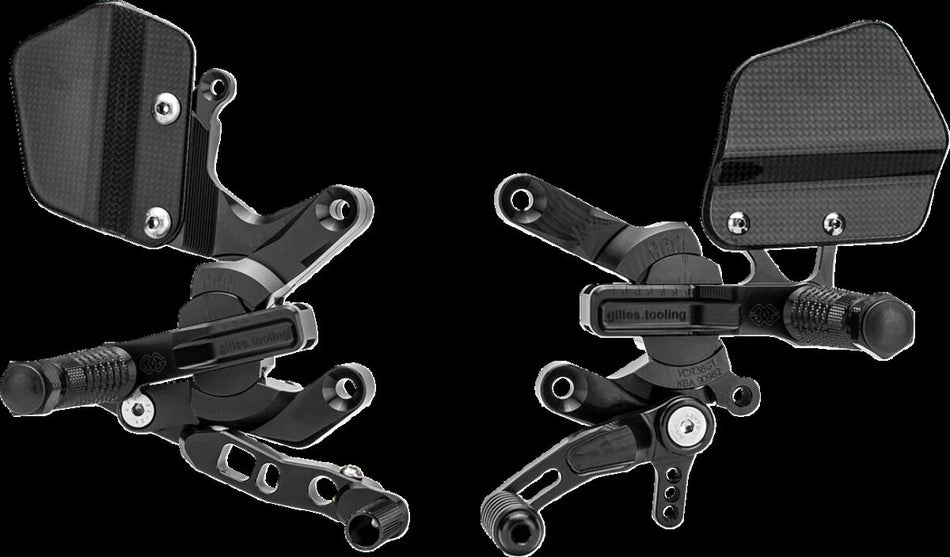 Gilles Tooling VCR38GT Adjustable Rearset Black (VCR-KT03-B)