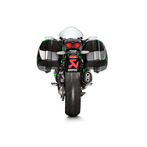 Akrapovic Slip-on Line Muffler Black Titanium Carbon End Cap Kawasaki (S-K10SO21-HRAABL)