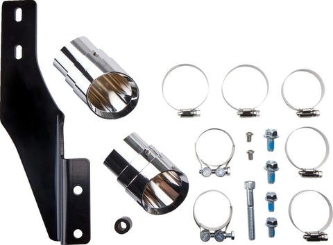 Cobra Speedster Slash Down Exhaust Chrome