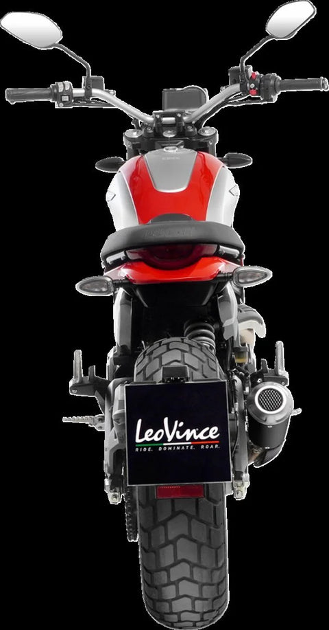 LeoVince Muffler LV-10 Black Ducati Scrambler 800