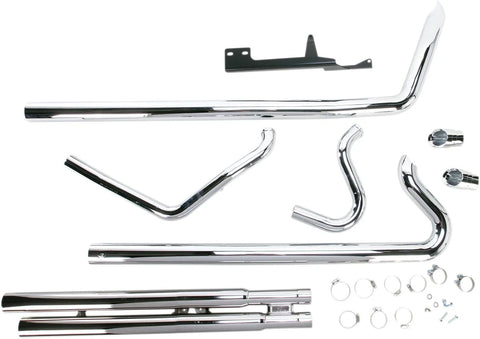 Cobra Speedster Slash Down Exhaust Chrome with PowerPort (6959)