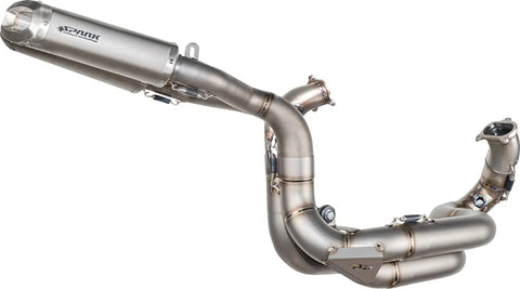 Spark Racing Rectangular Underseat Full Exhaust System Titanium