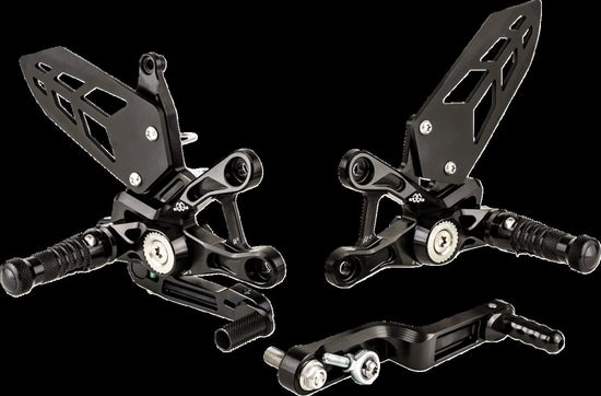 Gilles Tooling MUE2 Adjustable Rearset Black (MUE2-S01)