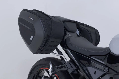 SW-Motech PRO Blaze H Saddlebag Set with Heat Guard — CFMoto SR-R 675