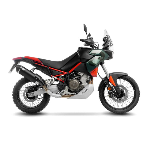 LeoVince LV-14 Black Edition Slip-on Muffler Ece Aprilia Rally / Tuareg