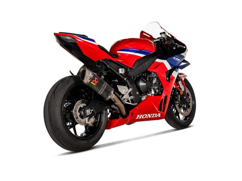 Akrapovic Slip-on Line Muffler Carbon Titanium End Cap