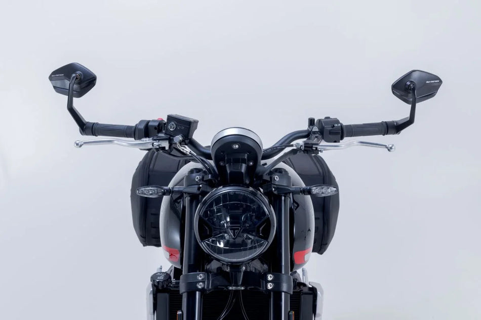 SW-Motech Bar End Mirrors — Triumph