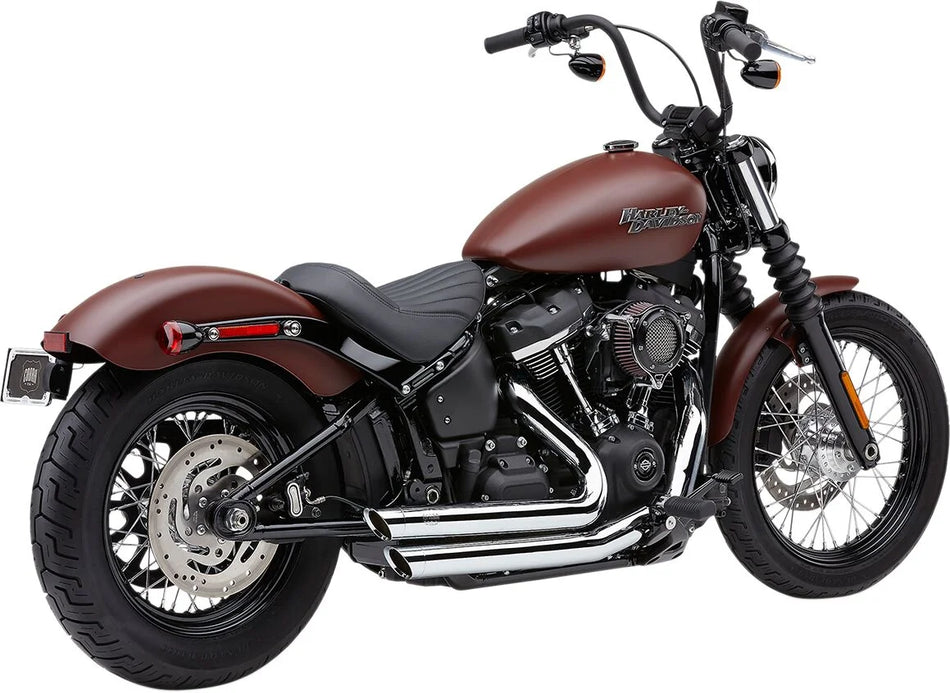 Cobra Slash Down 2-into-2 Exhaust System Chrome