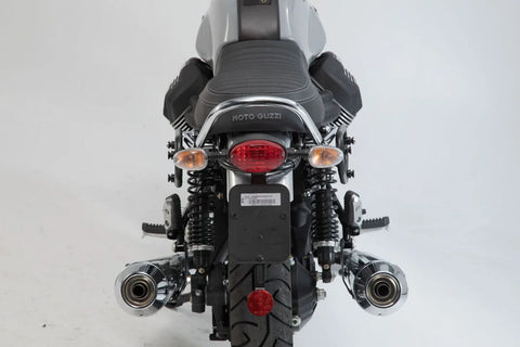 SW-Motech Legend Gear LC2 Side Bag System Brown Edition — Moto Guzzi (BC.HTA.17.595.20200)