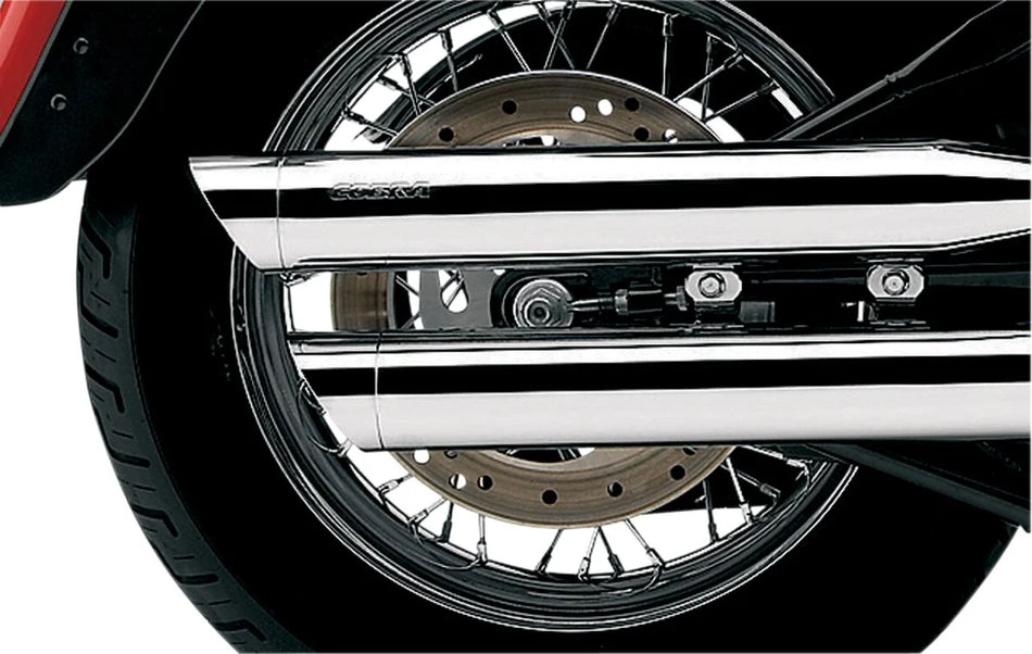 Cobra 3" Slip-on Mufflers Chrome (6004)