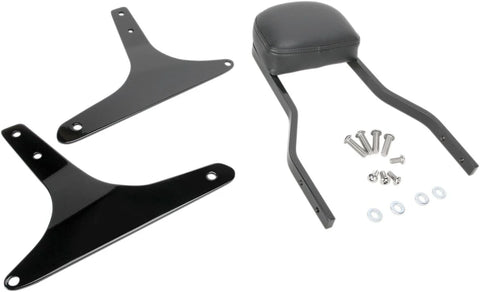 Cobra 14" Short Square Sissy Bar Black