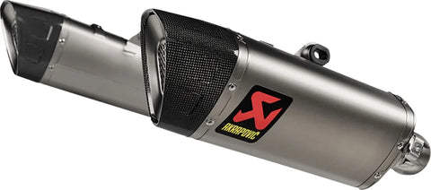 Akrapovic Slip-on Line Dual Muffler Titanium Carbon End Cap Ducati Mono