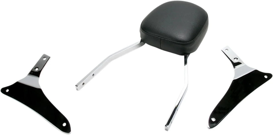 Cobra Tall Square Sissy Bar Chrome with Pad (02-5465)
