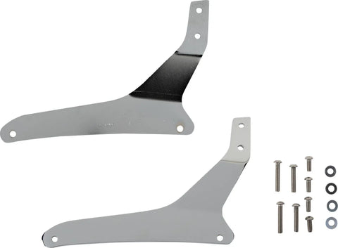 Cobra Short Round Sissy Bar Chrome with Pad (02-8745)