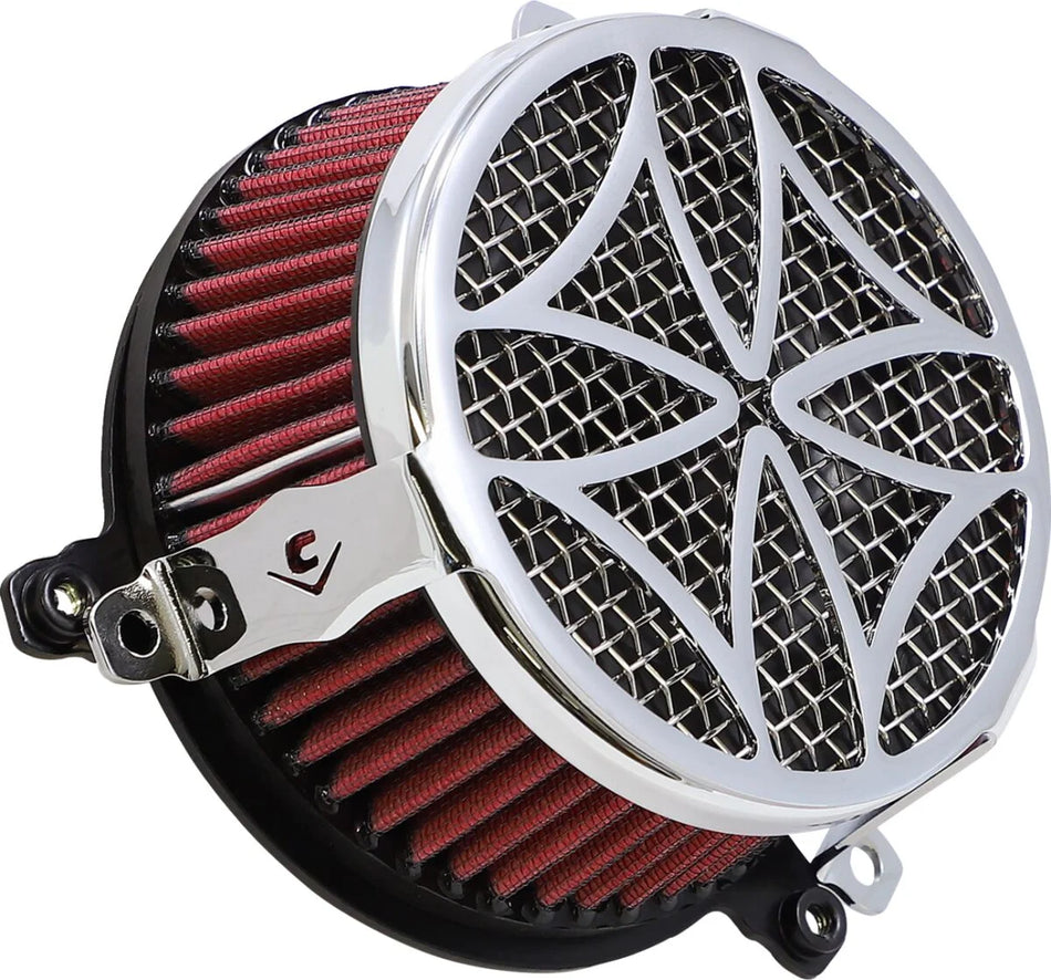 Cobra Cross Air Filter Chrome (606-0102-02-SB)