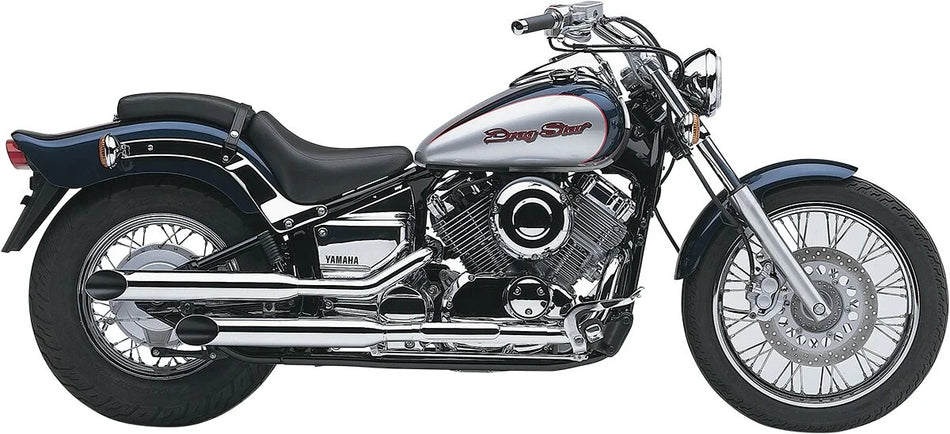 Cobra Mufflers Chrome with Slash Cut Tips