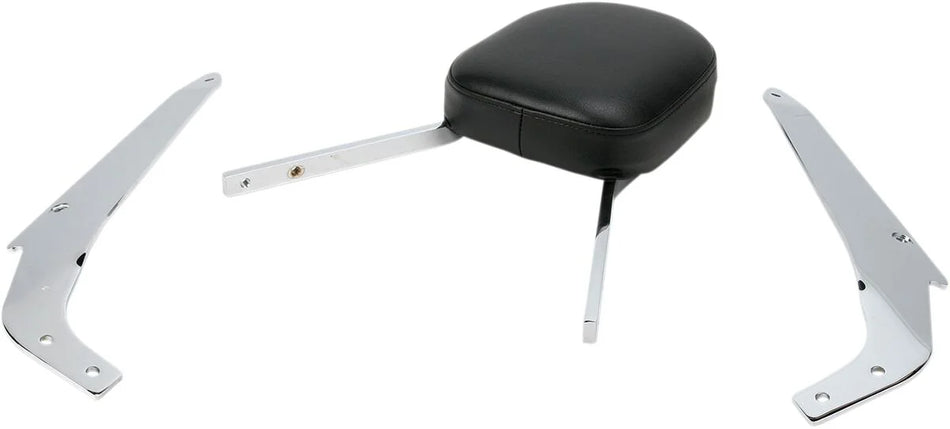 Cobra Tall Square Sissy Bar Chrome with Pad (02-5342)