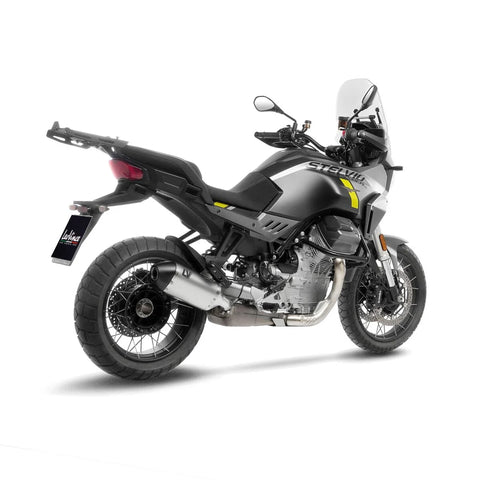 LeoVince LV-14 Titanium Slip-on Muffler Ece Moto Guzzi Pff Rider Assistance Solution / Stelvio
