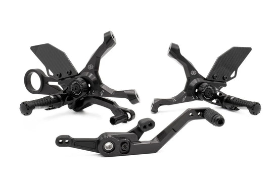 Gilles Tooling MUE2 Adjustable Rearset Black (MUE2-BM06-B)