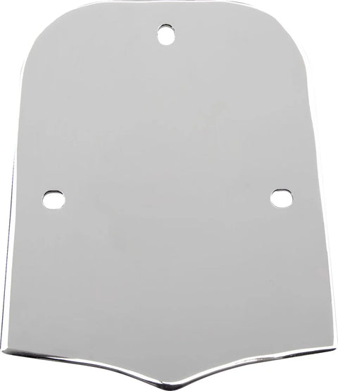 Cobra Plain Steel Backrest Insert Chrome for Tall Square Backrests