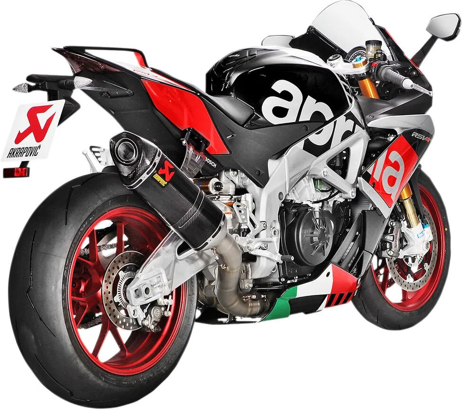 Akrapovic Evolution Line Complete System Titanium & Carbon Aprilia