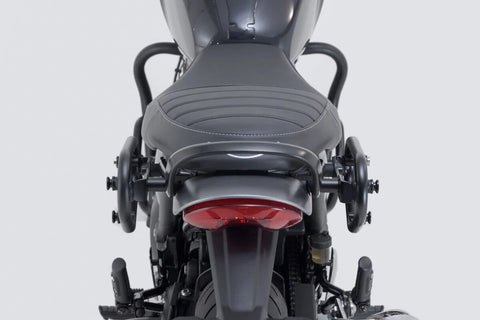 SW-Motech Legend Gear LC1 & LC 2 Side Bag System Brown Edition — Triumph Scrambler X / Speed