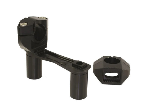 Gilles Tooling 2DGT Adjustable Handlebar Risers Black (2DGT-18-B)