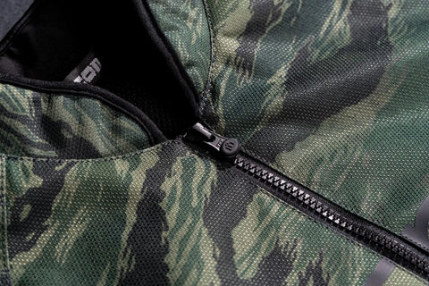 ICON Hooligan CE Tiger's Blood Textile Jacket Green