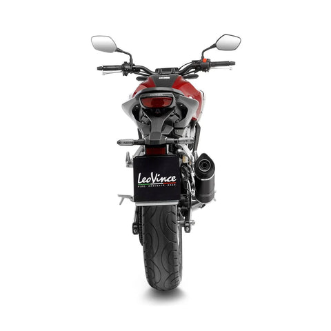 LeoVince LV One EVO Black Edition Stainless Steel Exhaust System with CAT Honda Neo Sports Cafe