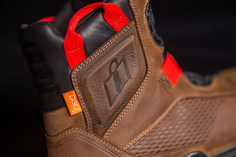 ICON Stormhawk Waterproof Boots Brown