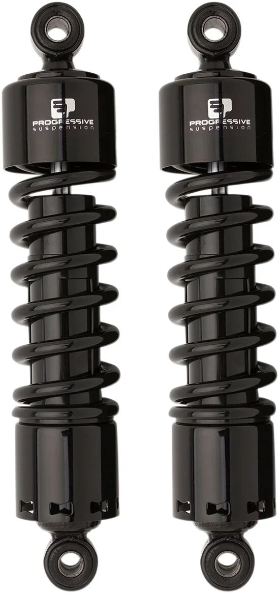 Progressive Suspension 412 Series Shocks Without Covers Black 12" (412-4036B)
