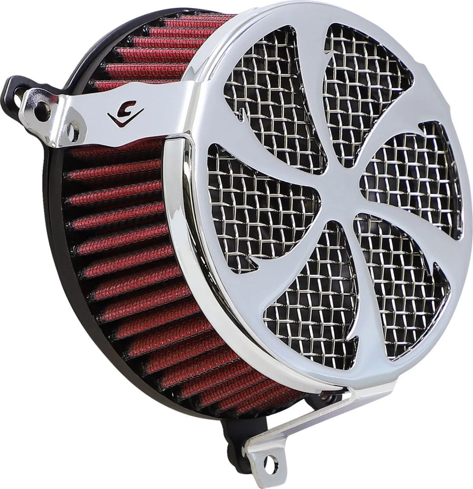 Cobra Swept Air Filter Chrome (606-0101-01-SB)