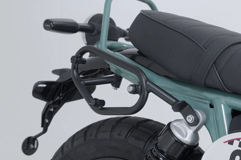 SW-Motech Legend Gear LC1 & LC 2 Side Bag System Black Edition — Royal Enfield Bear