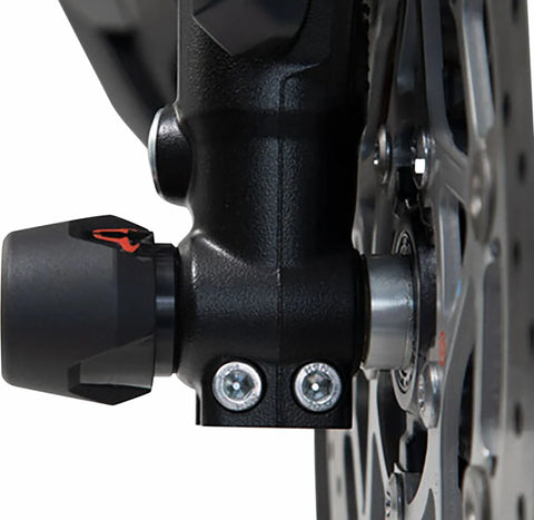 SW-Motech Front Axle Slider Set Black V-Strom 1000 / 1050, MT-10
