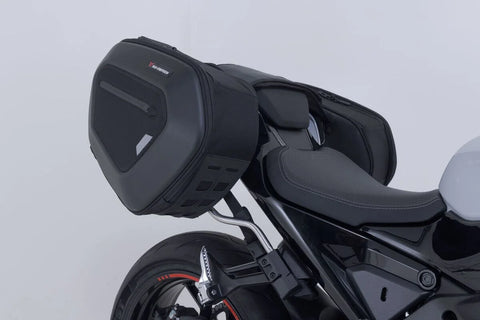 SW-Motech PRO Blaze H Saddlebag Set with Heat Guard — CFMoto SR-R 675