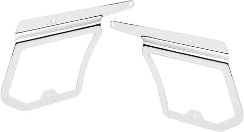 Cobra Saddlebag Support Brackets Chrome (602-6100)