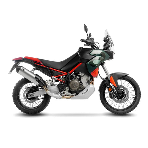 LeoVince LV-14 Stainless Steel Slip-on Muffler Ece Aprilia Rally / Tuareg