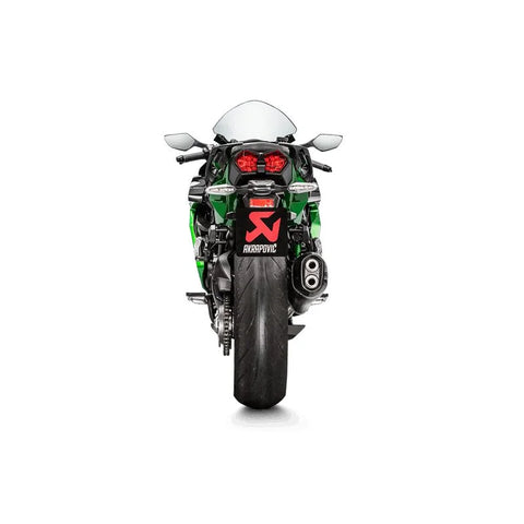 Akrapovic Slip-on Line Muffler Black Titanium Carbon End Cap Kawasaki (S-K10SO21-HRAABL)
