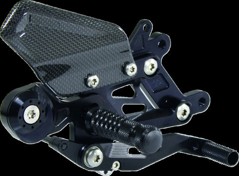 Gilles Tooling FXR Adjustable Rearset Black (FXR-BM03-B)