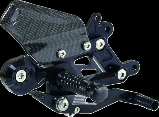 Gilles Tooling FXR Adjustable Rearset Black (FXR-BM03-B)