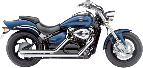 Cobra Speedster Street Rod Slash Down Exhaust Chrome with O2 Sensor Bungs