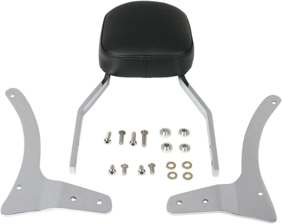 Cobra Tall Square Sissy Bar Chrome with Pad (02-5240)