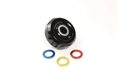 Gilles Tooling Motorcycle Radiator Cap Cover Black