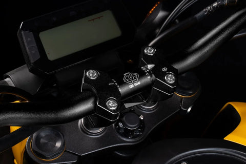 Gilles Tooling 2DGT Adjustable Handlebar Risers Black (2DGT-17-B)