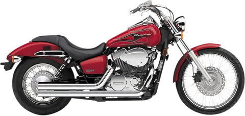 Cobra Street Rod 2-into-2 Straight-Cut Exhaust System Chrome (3718T)