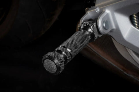 Gilles Tooling Sport Motorcycle Rider/Pillion Footpegs Black (RGK-580-UF41-SET-B)