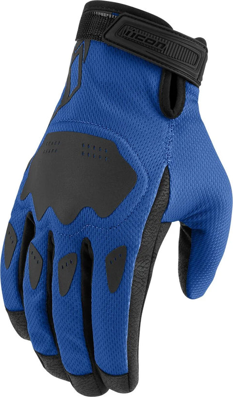 ICON Hooligan CE Gloves Blue