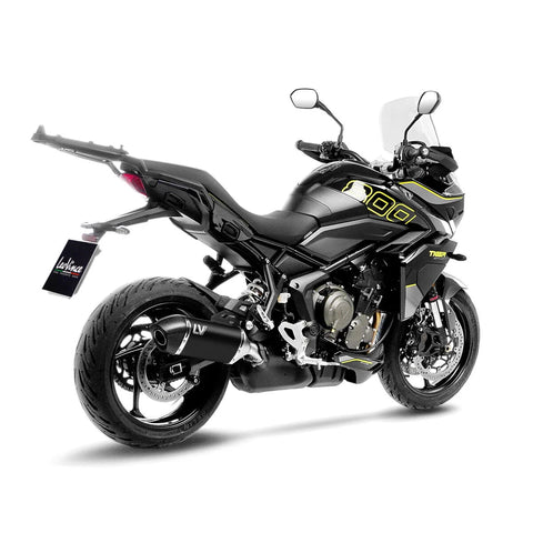 LeoVince LV-14 Black Edition Slip-on Muffler Ece Triumph Sport / Tiger Sport