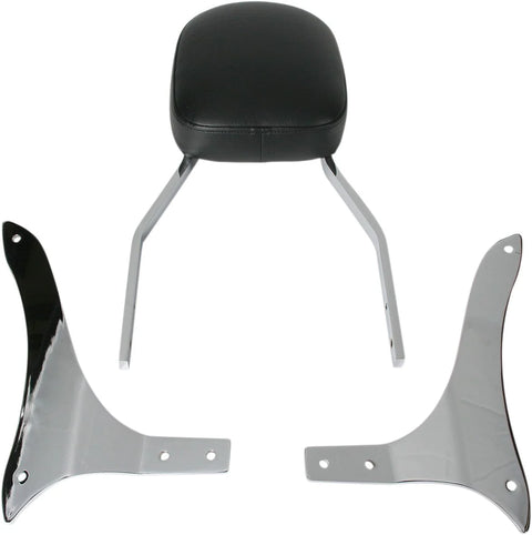 Cobra Tall Square Sissy Bar Chrome with Pad (02-5260)